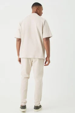 Man Oversized Extended Neck Raglan Heavy Interlock T-shirt | UK^boohooMAN Hot