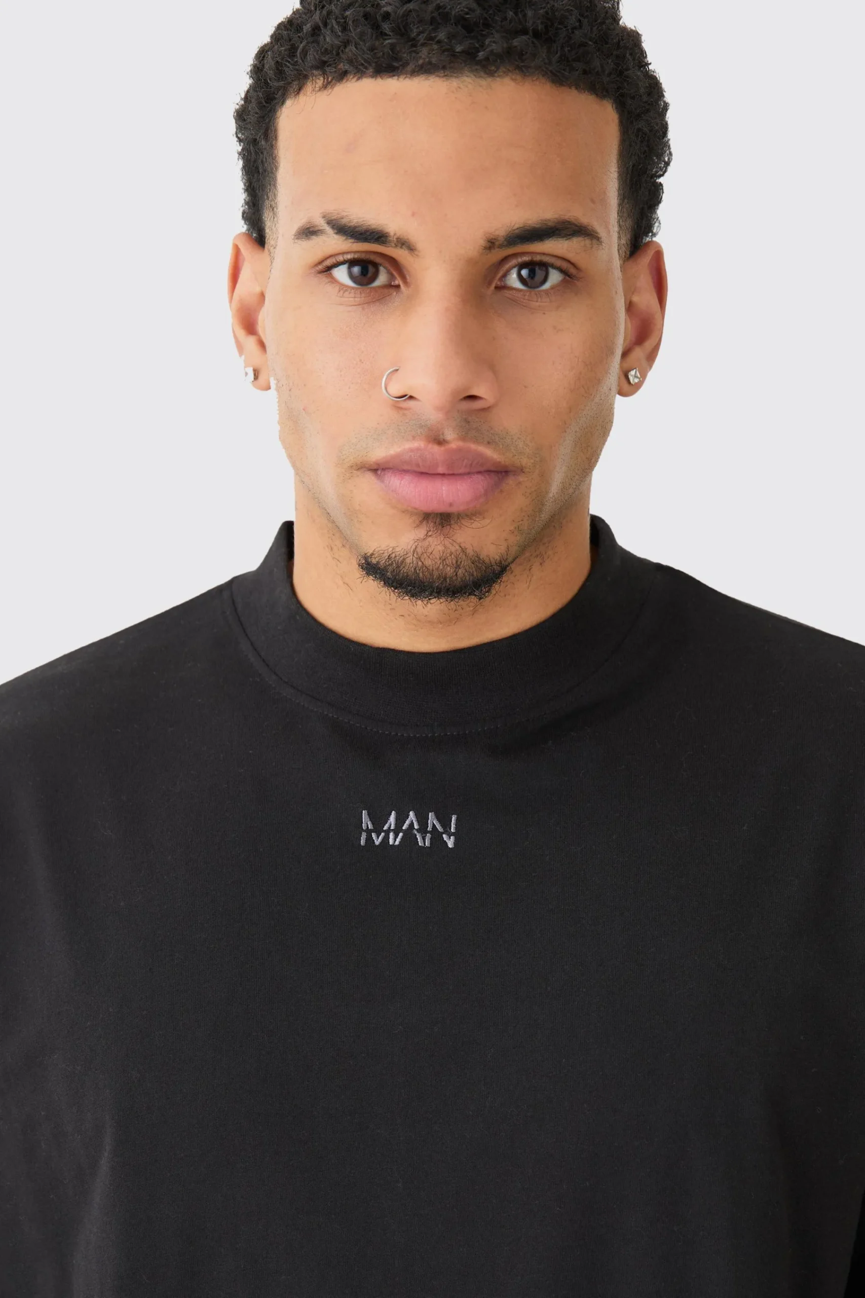 boohooMAN Man Oversized Extended Neck T-shirt And Relaxed Short Set | UK| Shorts|Sets & Co-Ords