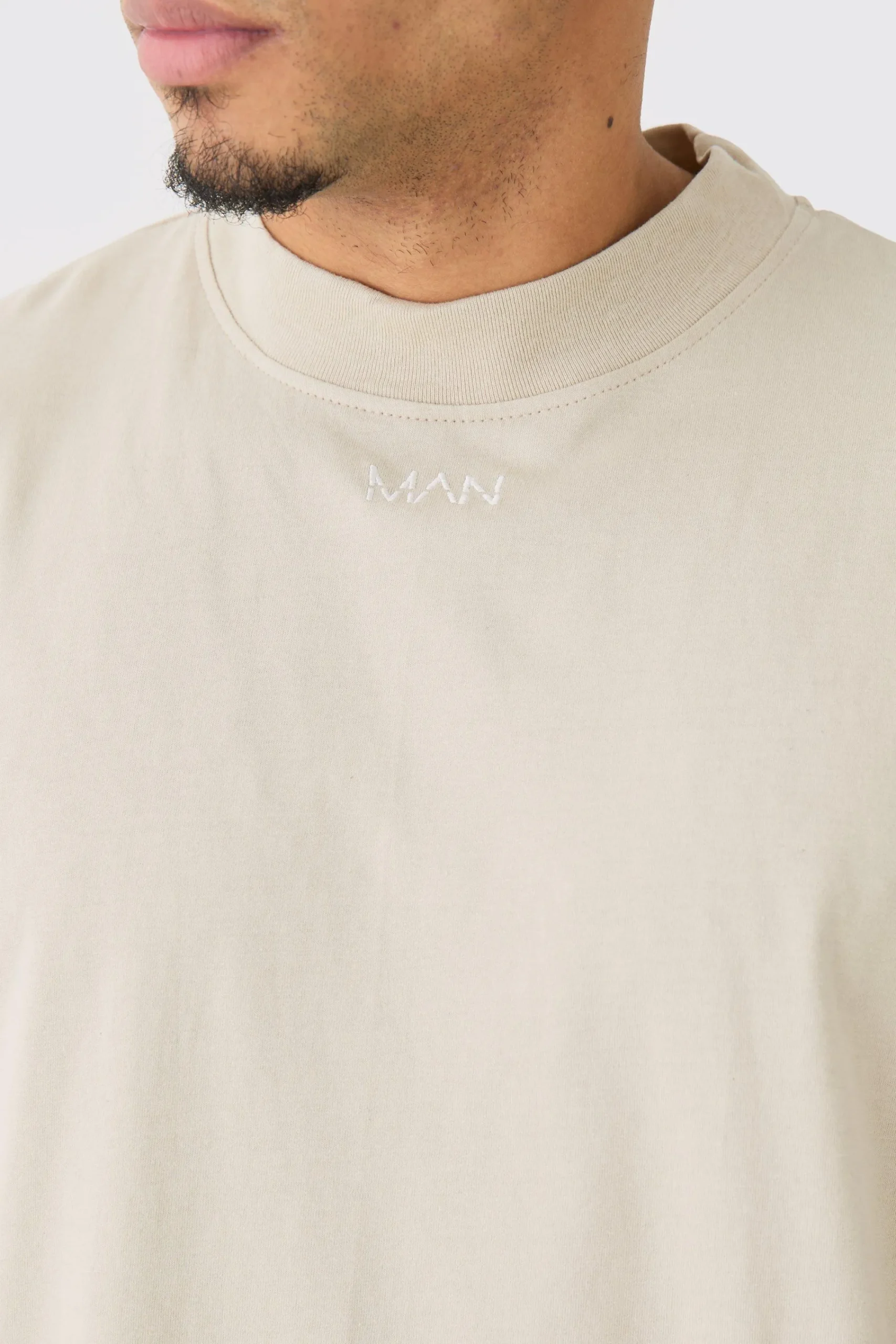 boohooMAN Man Oversized Extended Neck T-shirt And Relaxed Short Set | UK| Sets & Co-Ords|Tracksuits