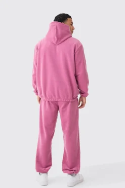 boohooMAN Man Oversized Fleece Hooded Tracksuit | UK| Tracksuits