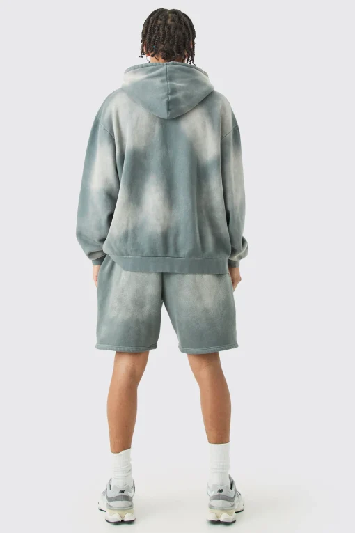 boohooMAN Man Relaxed Fit Sun Bleach Washed Shorts | UK| Trousers|Shorts