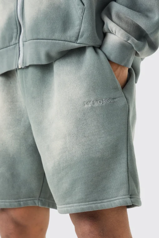 boohooMAN Man Relaxed Fit Sun Bleach Washed Shorts | UK| Trousers|Shorts