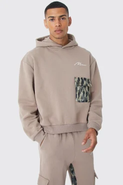 boohooMAN Man Signature Camo Cargo Pocket Gusset Tracksuit | UK| Tracksuits