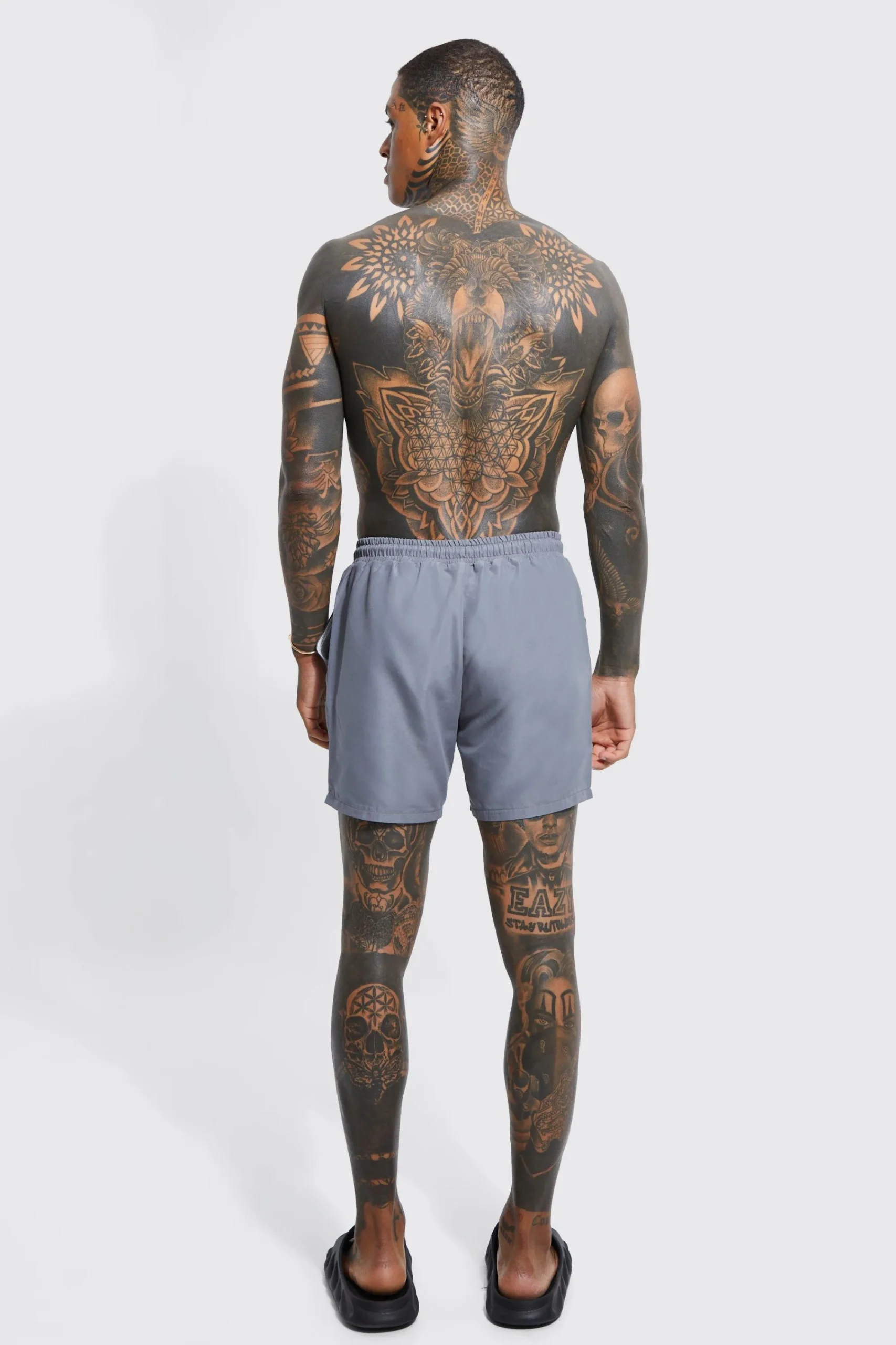 boohooMAN Man Signature Mid Length Swim Shorts | UK| Shorts