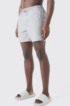 boohooMAN Man Signature Mid Length Swim Short | UK| Shorts