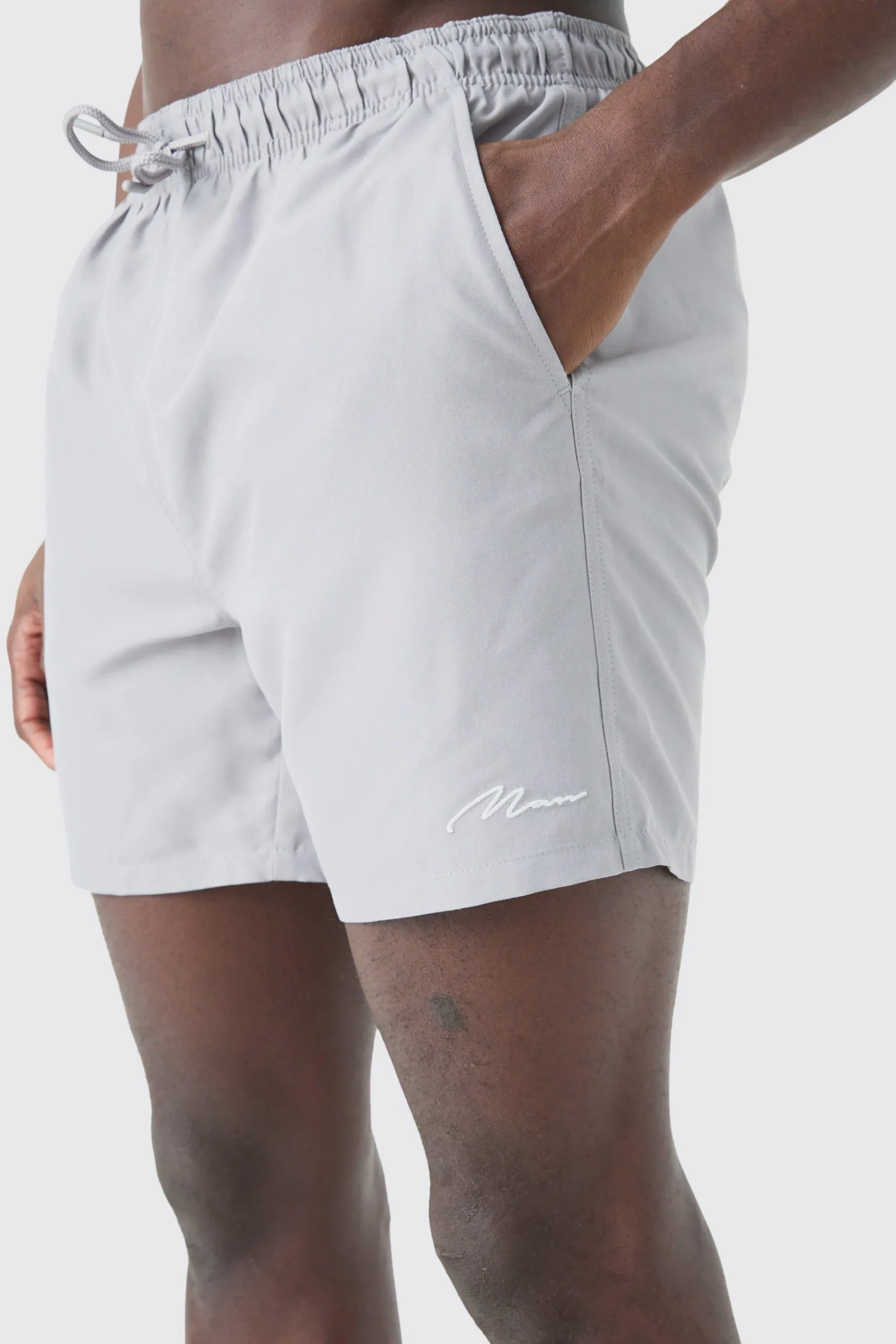 boohooMAN Man Signature Mid Length Swim Short | UK| Shorts