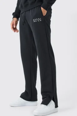 boohooMAN Man Split Hem Jogger | UK| Trousers|Joggers