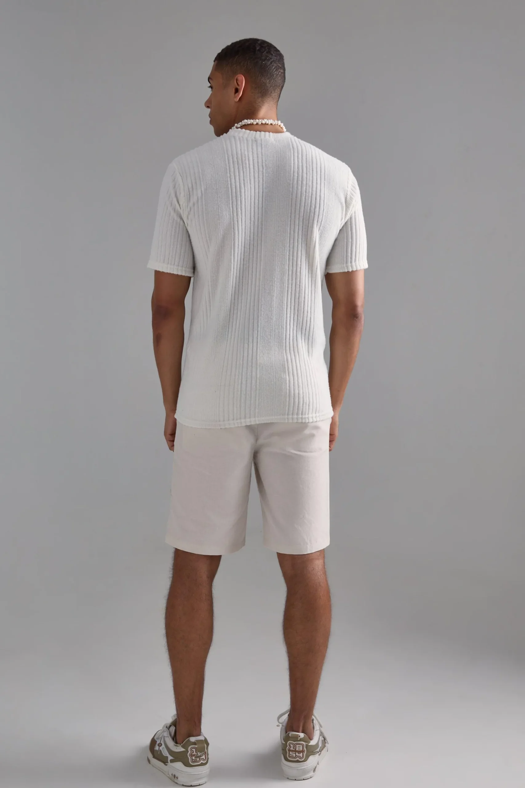 Marl Brushed Rib T-shirt | UK^boohooMAN