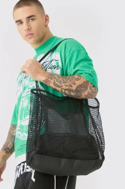 boohooMAN Mesh Shopper Tote | UK| Bags & Wallets