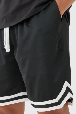 boohooMAN Mid Length Mesh Basketball Short | UK| Shorts