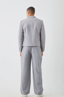 boohooMAN Mix & Mat Suit Set | UK| Suits & Tailoring|Sets & Co-Ords