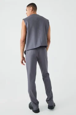boohooMAN Mix & Match Boxy Tailored Waistcoat | UK| Suits & Tailoring