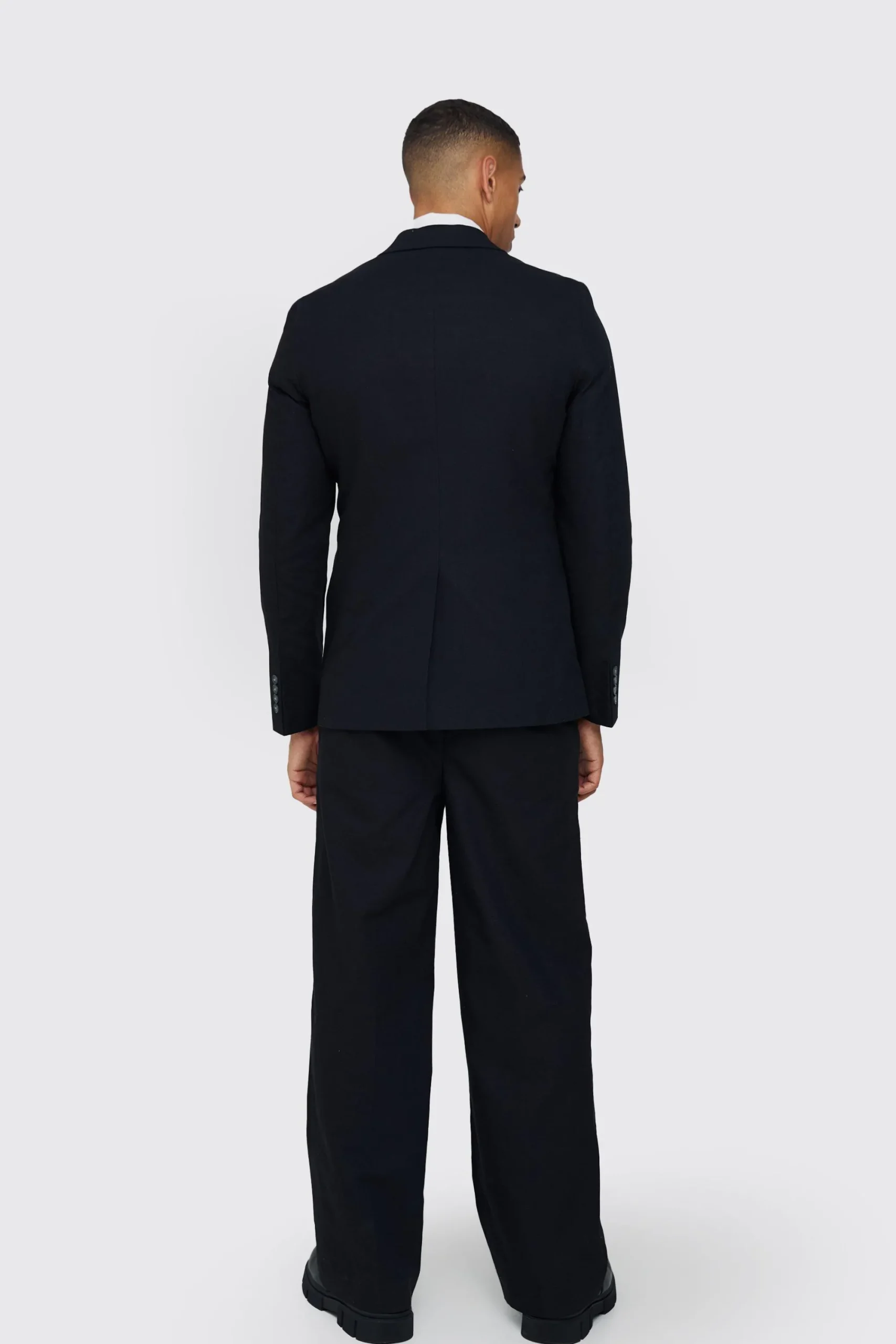 boohooMAN Mix & Match Linen Blend Slim Suit Set | UK| Suits & Tailoring|Sets & Co-Ords