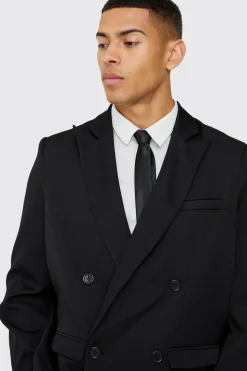 boohooMAN Mix & Match Oversized Double Breasted Blazer | UK| Suits & Tailoring