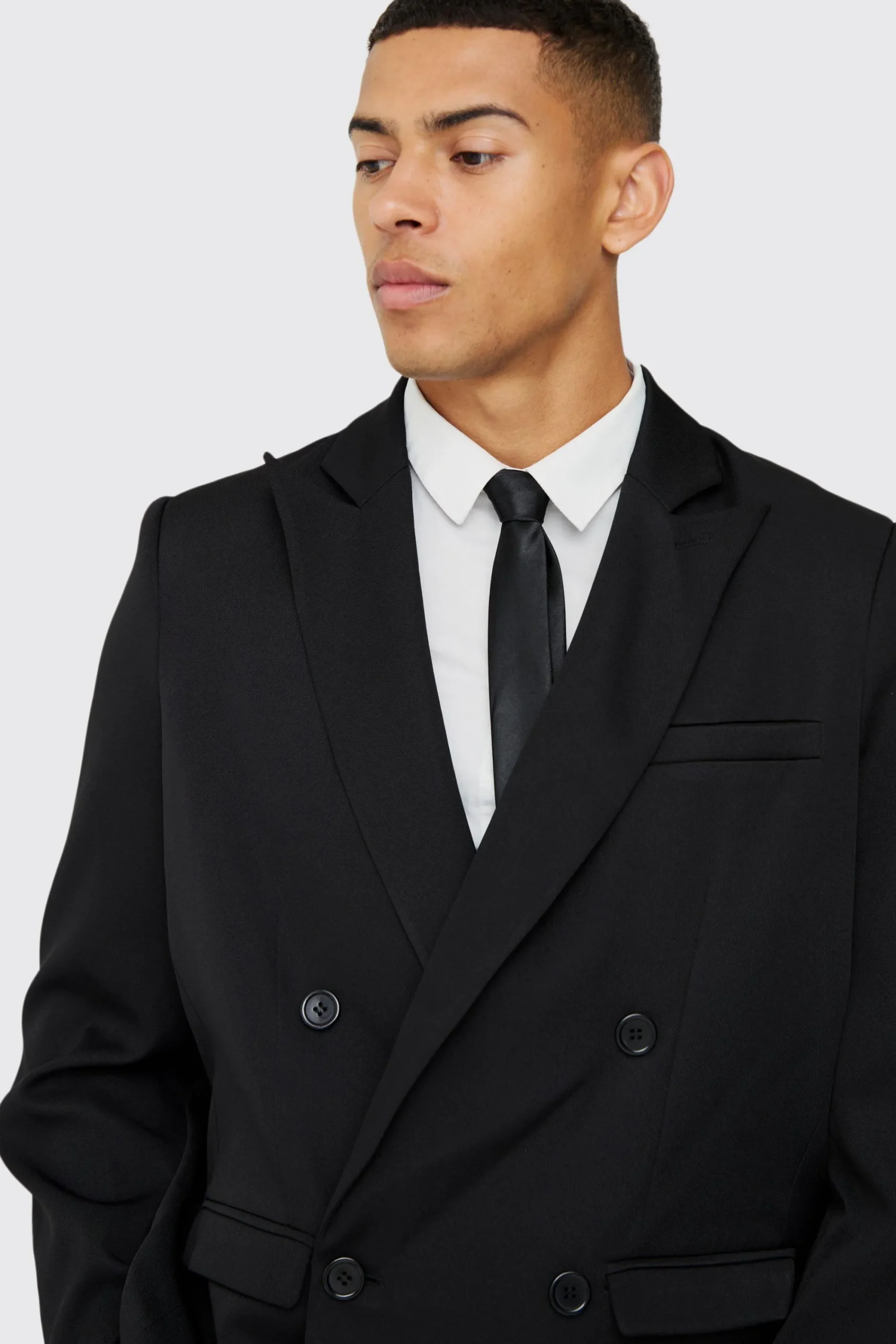 boohooMAN Mix & Match Oversized Double Breasted Blazer | UK| Suits & Tailoring