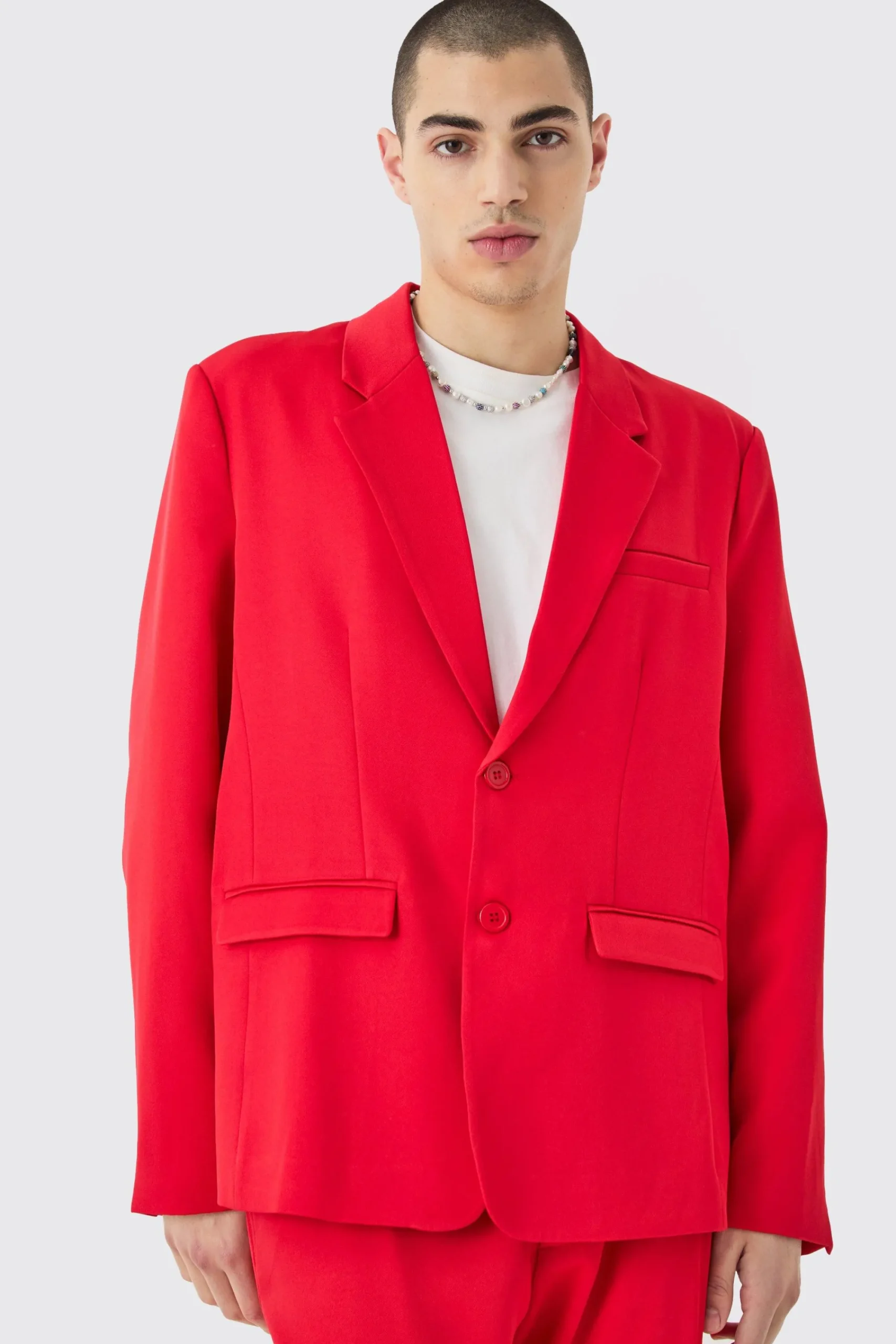 boohooMAN Mix & Match Oversized Single Breasted Blazer | UK| Suits & Tailoring