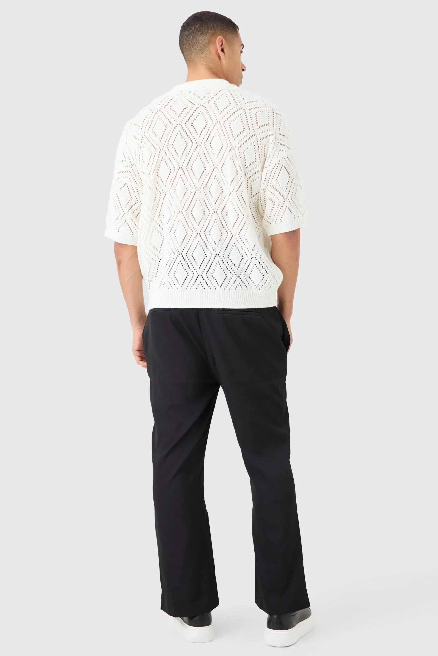 boohooMAN Mix & Match Tailored Flared Trousers | UK| Suits & Tailoring|Trousers