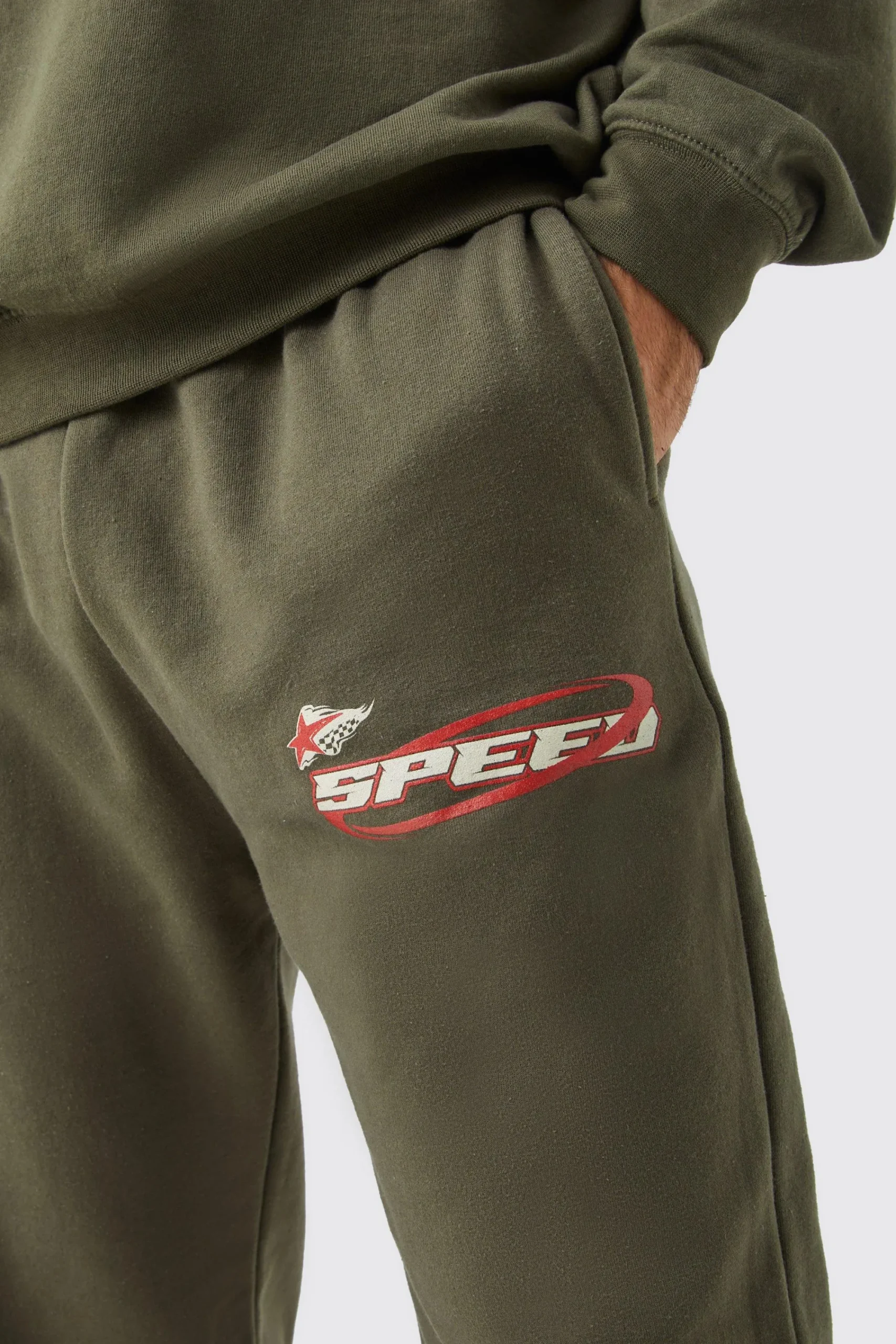 boohooMAN Moto Graphic Sweat Tracksuit | UK| Tracksuits