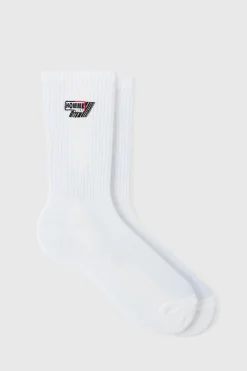boohooMAN Moto Homme Embroidered Socks | UK| Underwear & Socks|Underwear & Socks