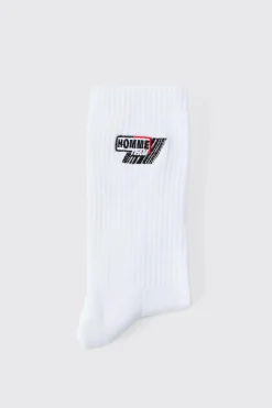 boohooMAN Moto Homme Embroidered Socks | UK| Underwear & Socks|Underwear & Socks