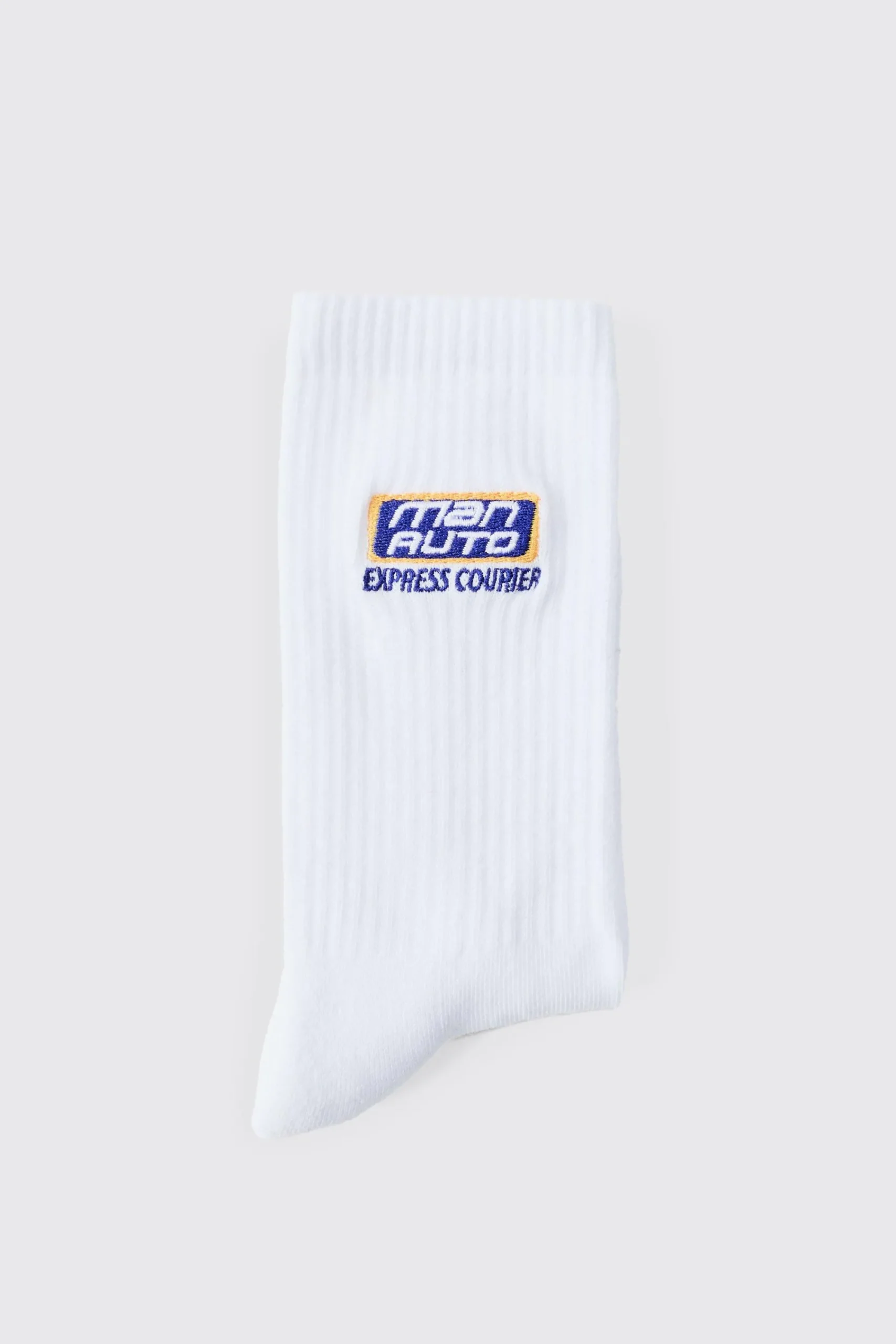 boohooMAN Moto Man Auto Embroidered Socks | UK| Underwear & Socks|Underwear & Socks
