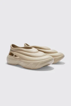 boohooMAN Moulded Runner | UK| Sliders & Slippers