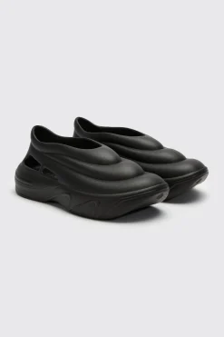 boohooMAN Moulded Runner | UK| Sliders & Slippers