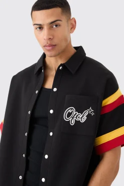 boohooMAN OFCL Baseball Shirt And Shorts Set | UK| Sets & Co-Ords|Tracksuits