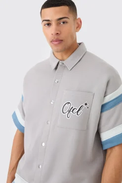 boohooMAN OFCL Baseball Shirt And Shorts Set | UK| Sets & Co-Ords|Tracksuits