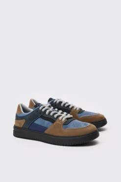 boohooMAN Ofcl Tab Chunky Rope Lace Trainers In | UK| Trainers & Hi-Tops