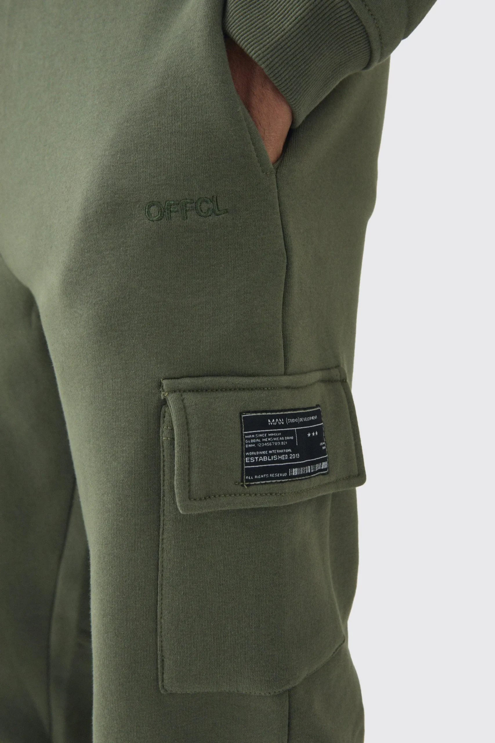 boohooMAN Official Man Regular Fit Panelled Cargo Hooded Tracksuit | UK| Tracksuits