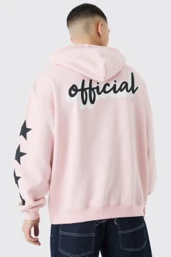 boohooMAN Official Oversized Star Print Hoodie | UK| Hoodies & Sweatshirts
