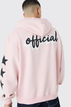 boohooMAN Official Oversized Star Print Hoodie | UK| Hoodies & Sweatshirts