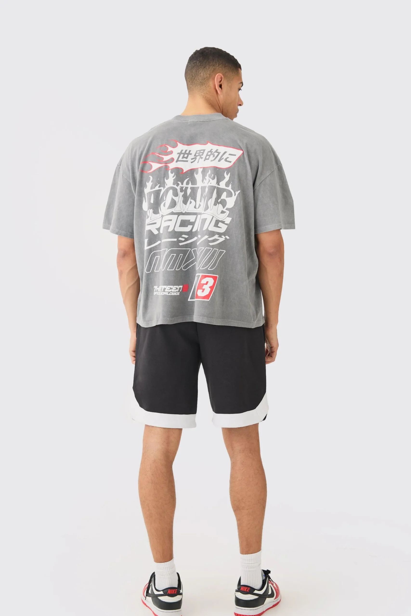 boohooMAN Official Shoe Lace Basketball Shorts | UK| Shorts