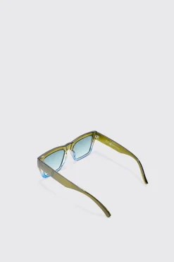 boohooMAN Ombre Square Sunglasses In | UK| Sunglasses