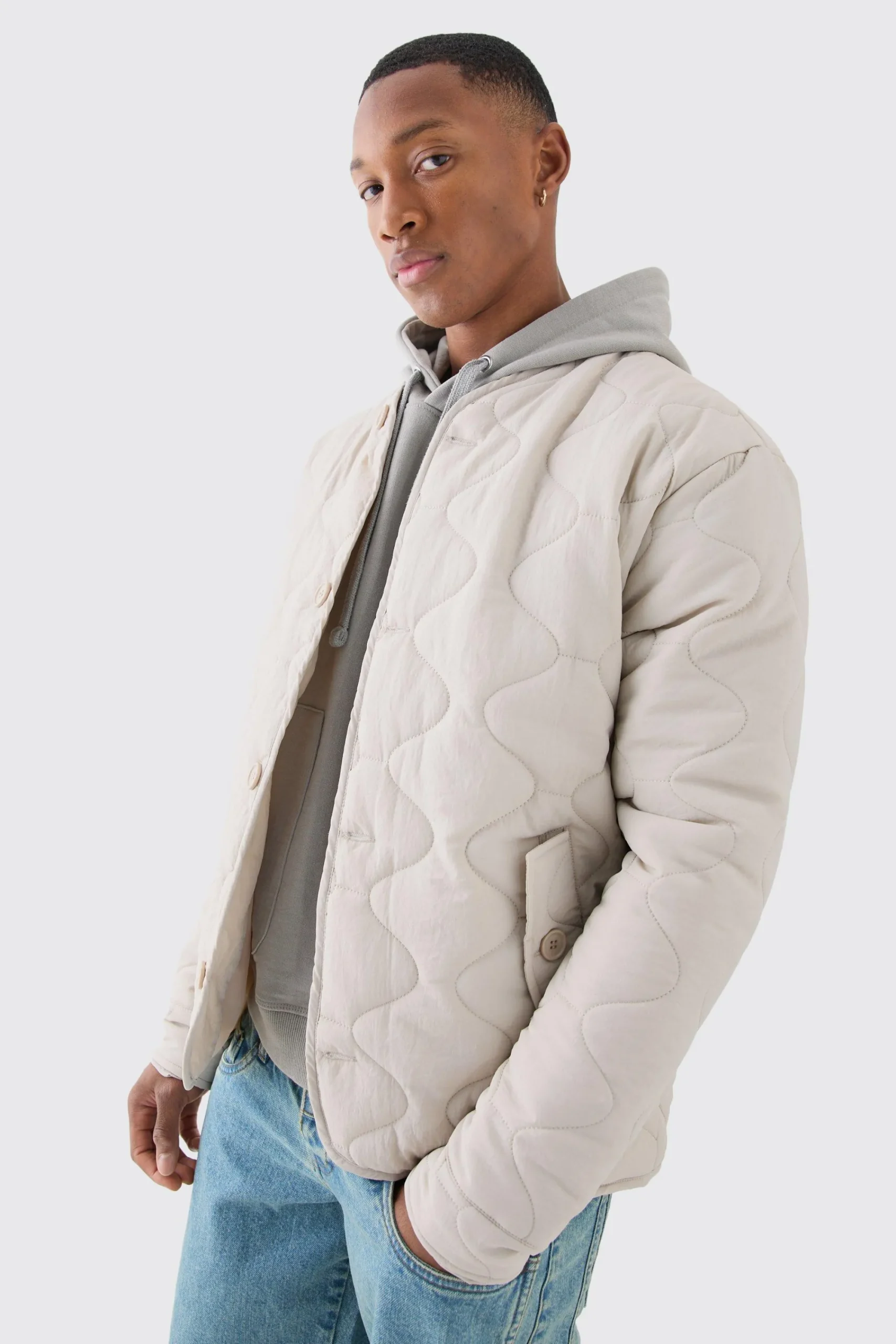 boohooMAN Onion Quilted Liner Jacket | UK| Coats & Jackets