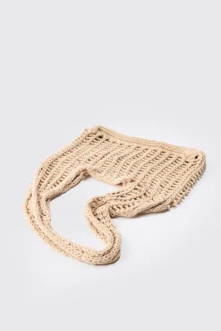 boohooMAN Open Knit Tote Bag | UK| Bags & Wallets