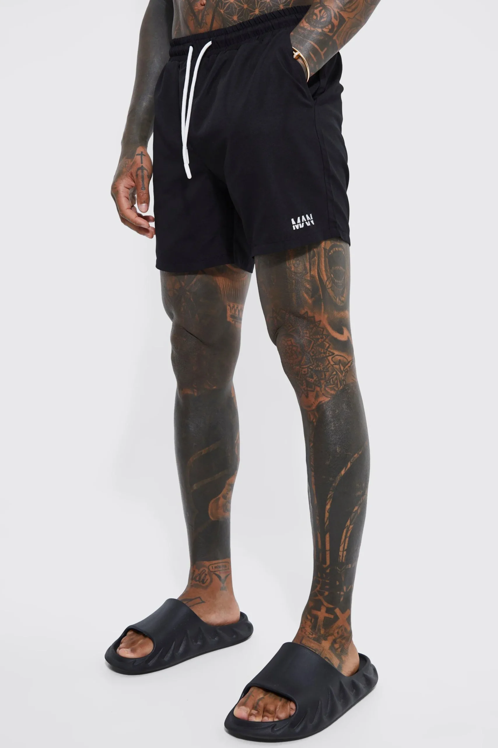 boohooMAN Original Man Mid Length Swim Shorts | UK| Shorts