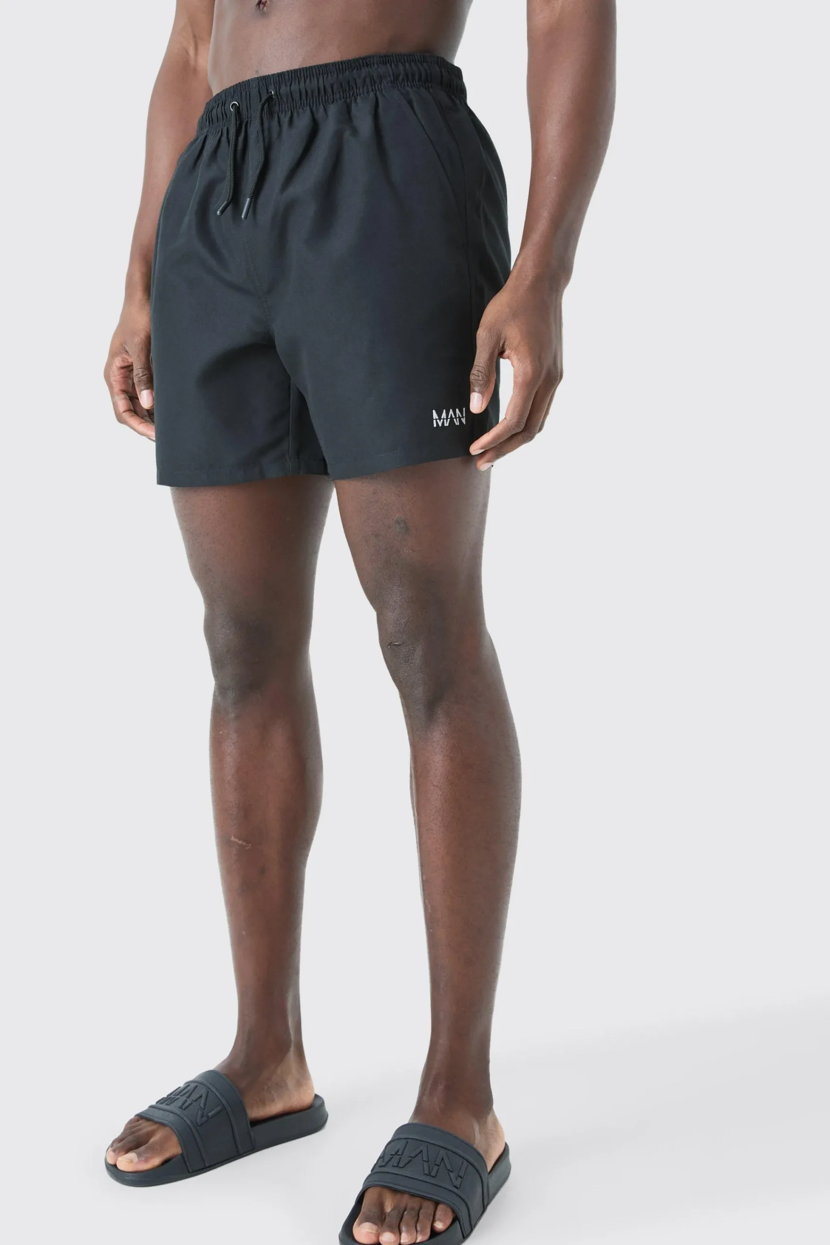 boohooMAN Original Man Mid Length Swim Short | UK| Shorts