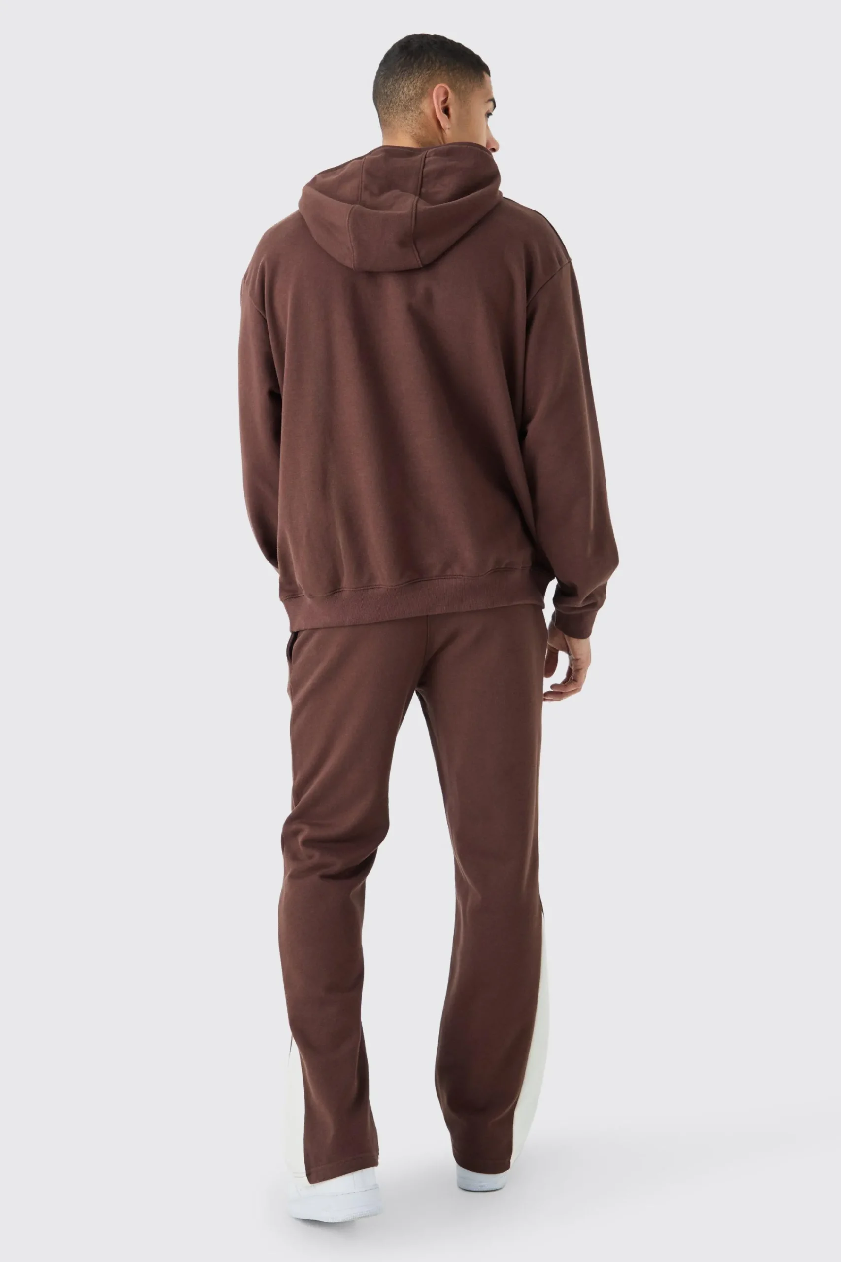 boohooMAN Oversized 1/4 Zip Washed Loopback Hoodie | UK| Hoodies & Sweatshirts