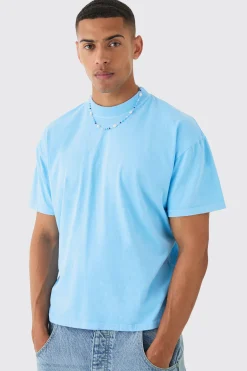 Oversized Back Print Washed Graffiti Homme T-shirt | UK^boohooMAN Sale