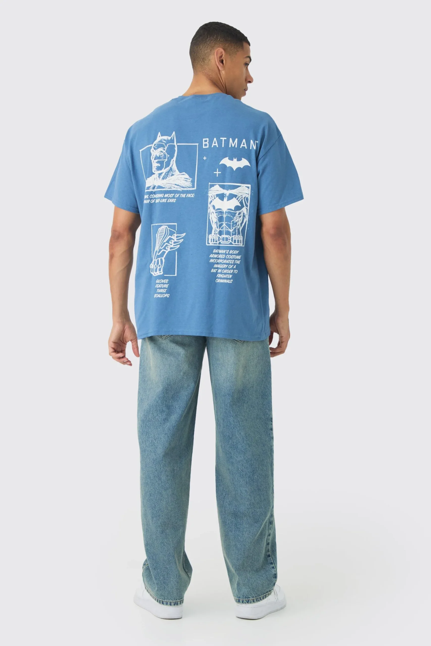 Oversized Batman Wash License Print T-shirt | UK^boohooMAN Best