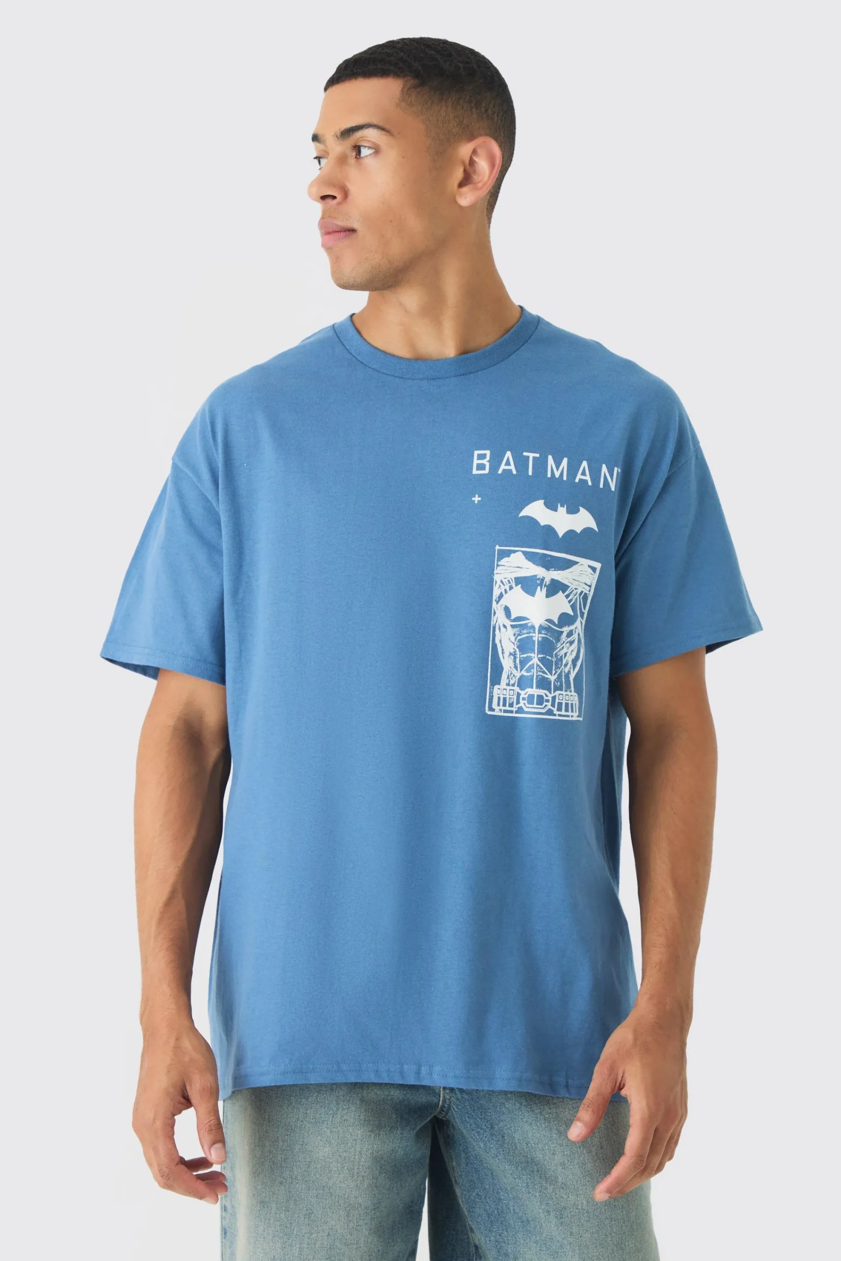 Oversized Batman Wash License Print T-shirt | UK^boohooMAN Best