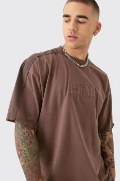 boohooMAN Oversized BHM Applique T-shirt & Carpenter Jort Set | UK| Shorts|Sets & Co-Ords