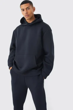 boohooMAN Oversized Bonded Scuba Hooded Tracksuit | UK| Tracksuits