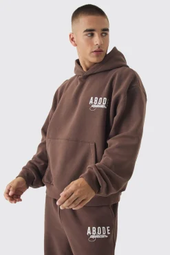 boohooMAN Oversized Boxy ABODE Hoodie | UK| Hoodies & Sweatshirts