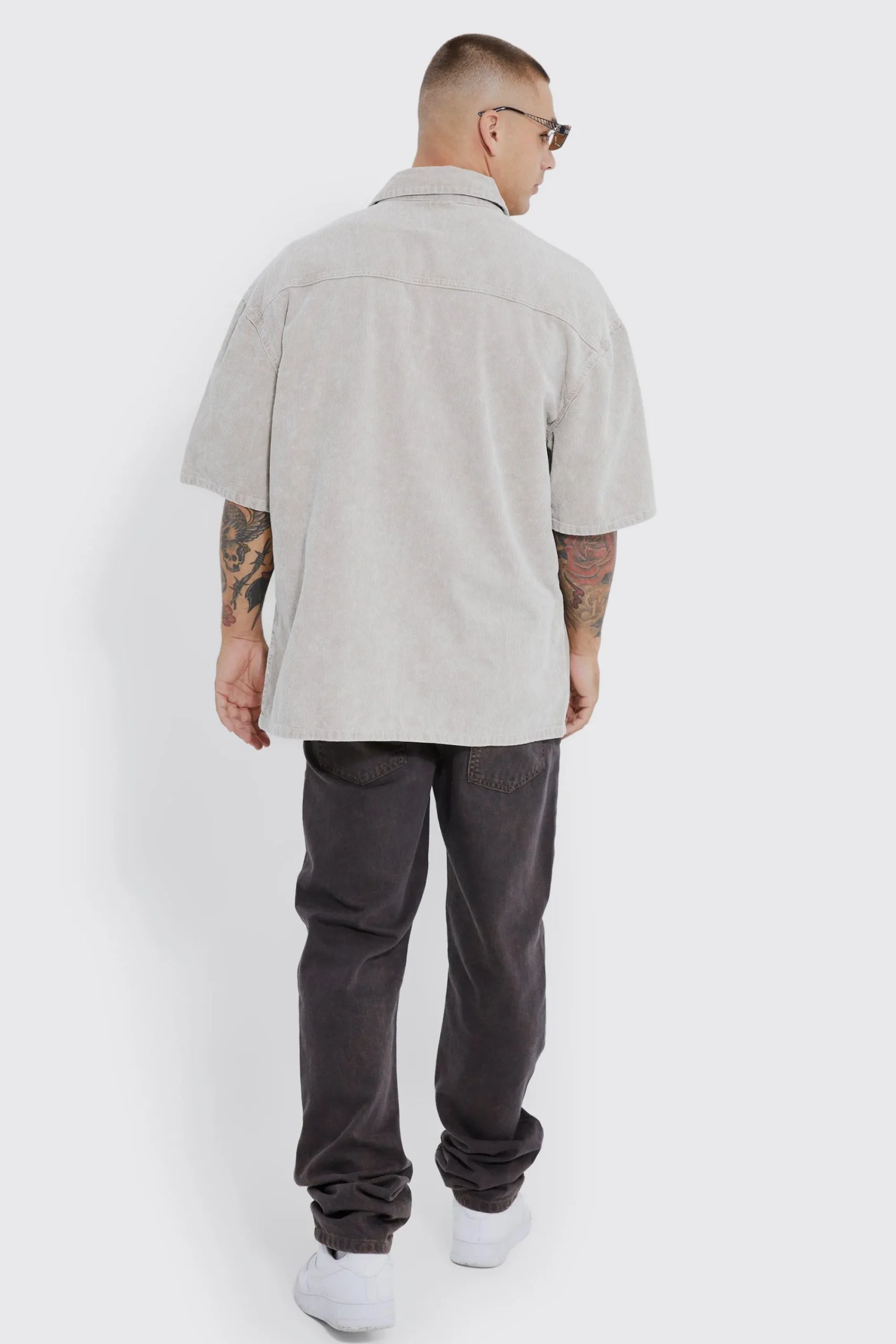 boohooMAN Oversized Boxy Acid Wash Shirt | UK| Shirts