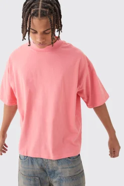Oversized Boxy Extended Neck T-shirt | UK^boohooMAN Sale