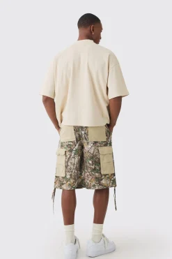 Oversized Boxy Fit Double Knit Mesh T-shirt | UK^boohooMAN Sale