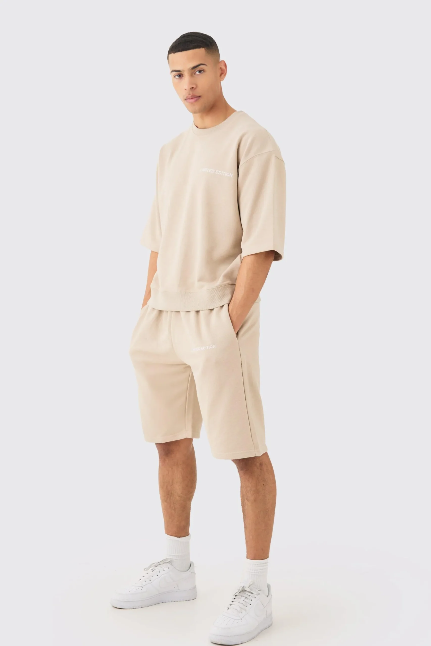 boohooMAN Oversized Boxy Half Sleeve Short Tracksuit | UK| Tracksuits